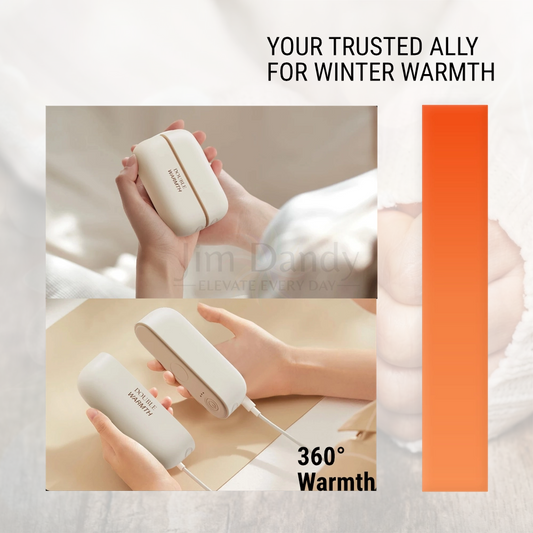 2-in-1 Magnetic Rechargeable Hand Warmers – Long-Lasting Portable Pocket Heater