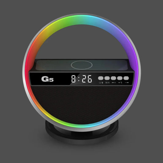 Bluetooth Hi-Fi Surround Sound Speaker | RGB Music Rhythm | Wireless Charger & Multi-Playback