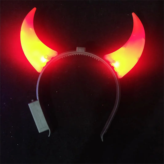 LED Headband Horns