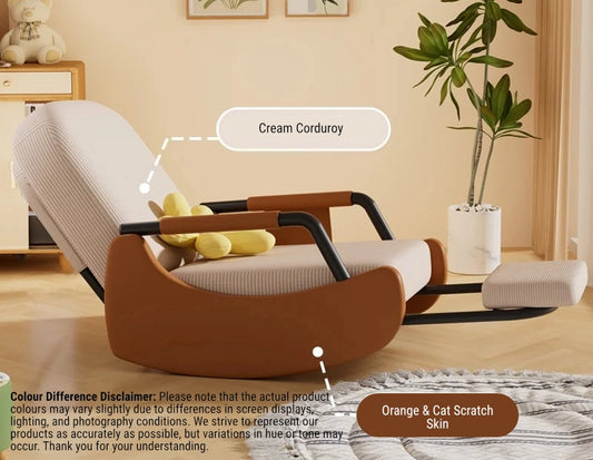 Modern Foldable Rocking Lounge Chair – Versatile, Stylish, and Ultra-Comfortable