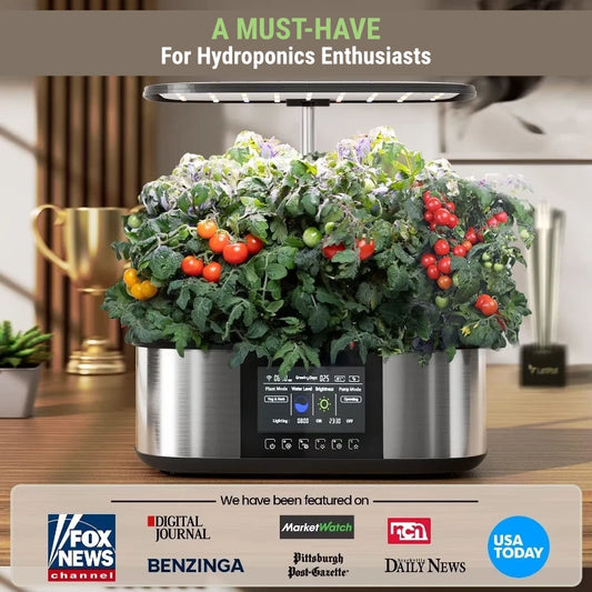 Smart WiFi Hydroponics Kit: Auto Management High End Indoor Garden