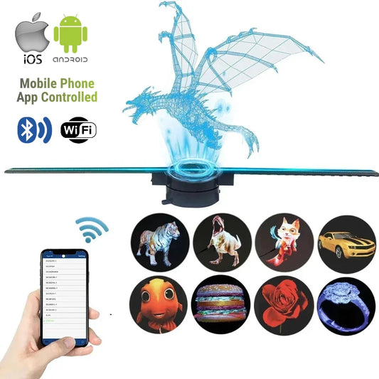 HD 3D Hologram Fan Advertising Display
