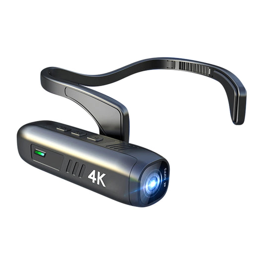 4K Wearable Head-Mounted Camera – WiFi, 120° Wide Angle, EIS Anti-Shake, 30FPS Video
