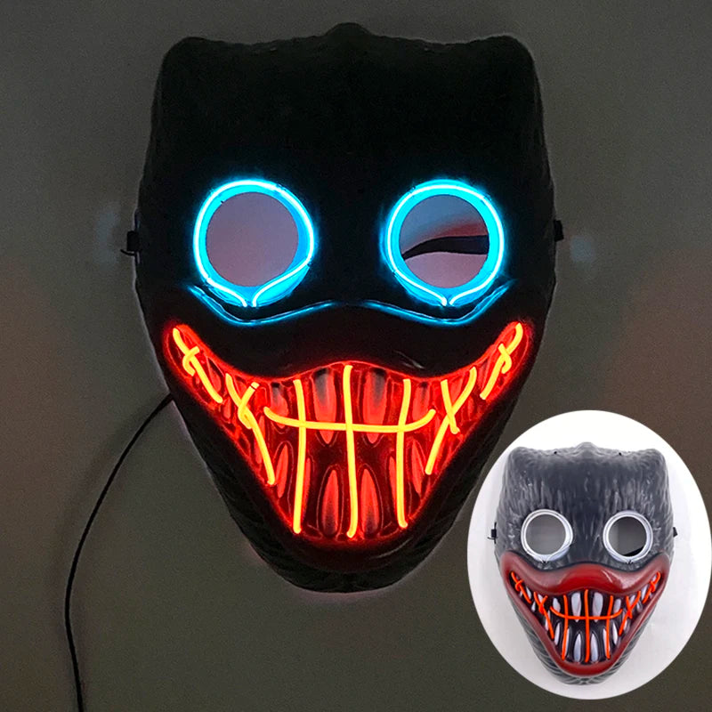 Neon Glow Horror Mask For Fun Parties
