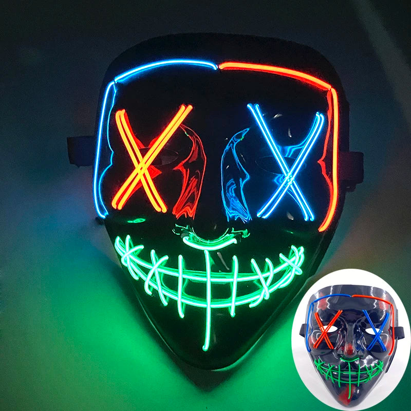 Glow Skull Mask Halloween Parties