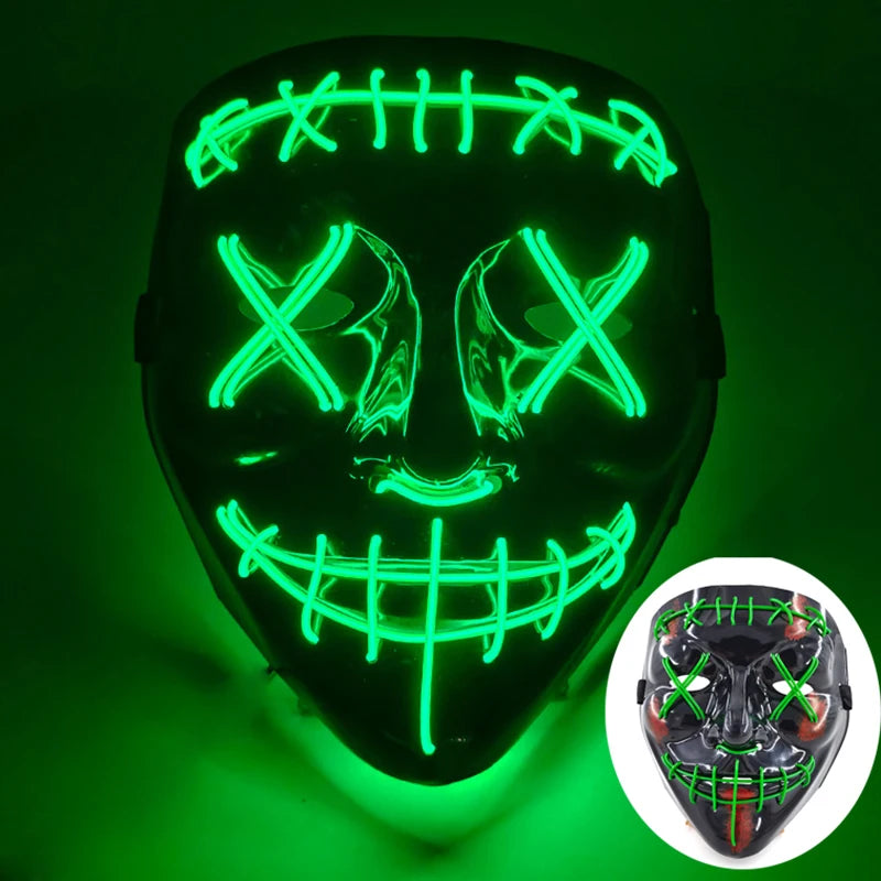 Glow Skull Horror Mask