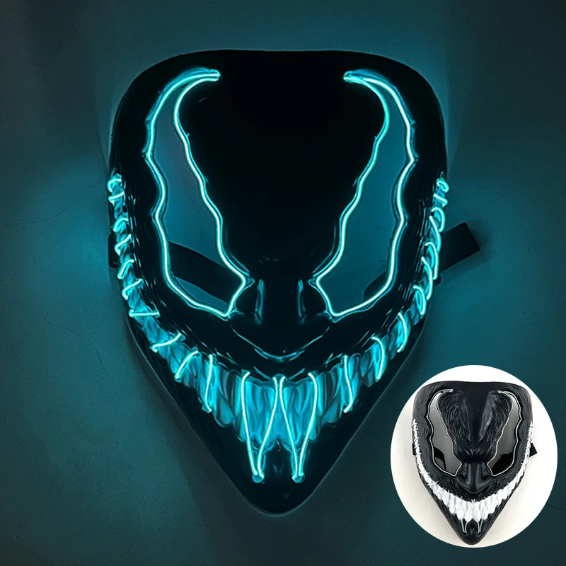Glow Neon Venom Mask