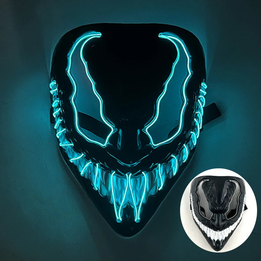 Glow Neon Venom Mask