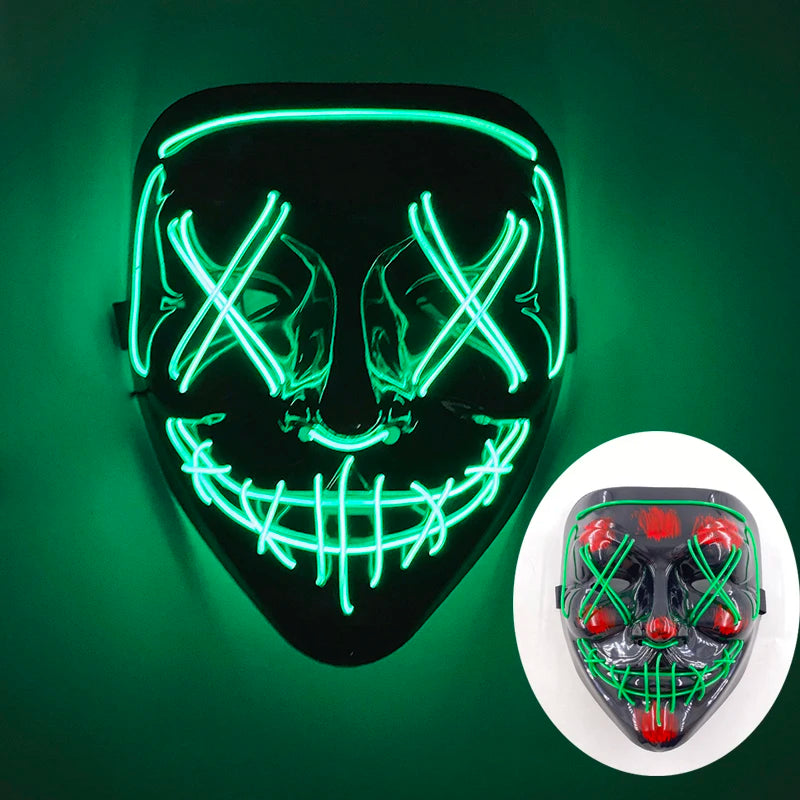 Glow Horror Skull Mask