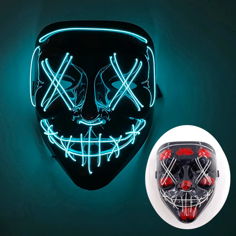 Glow Skull Mask Horror