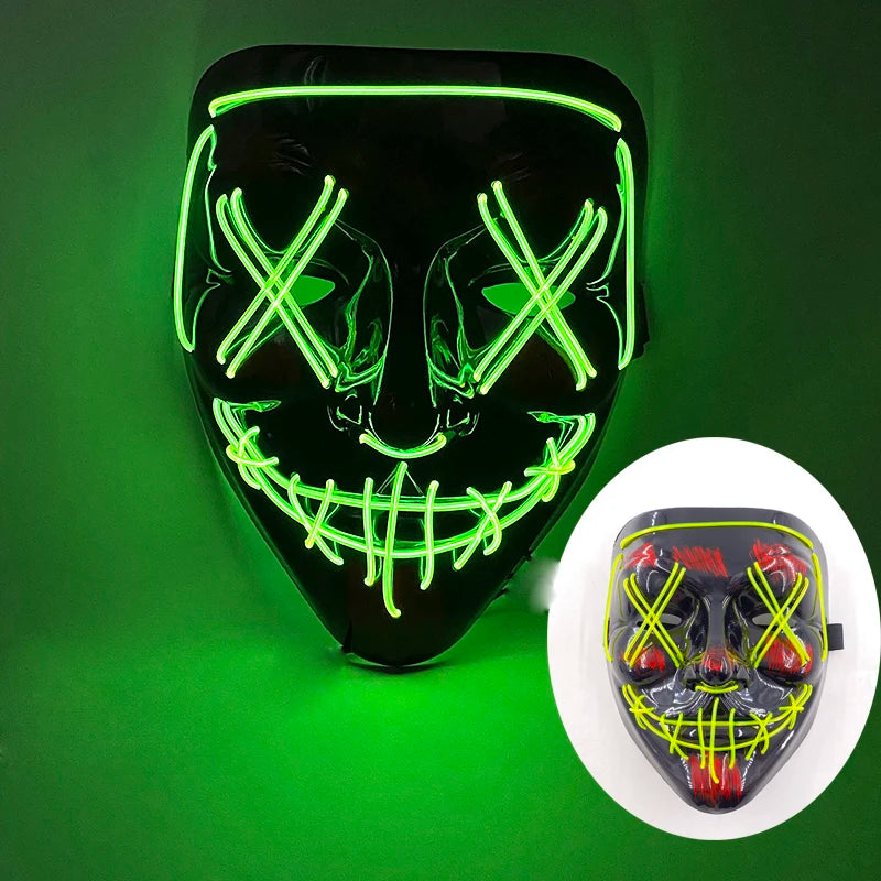 Glow Horror Mask Skull