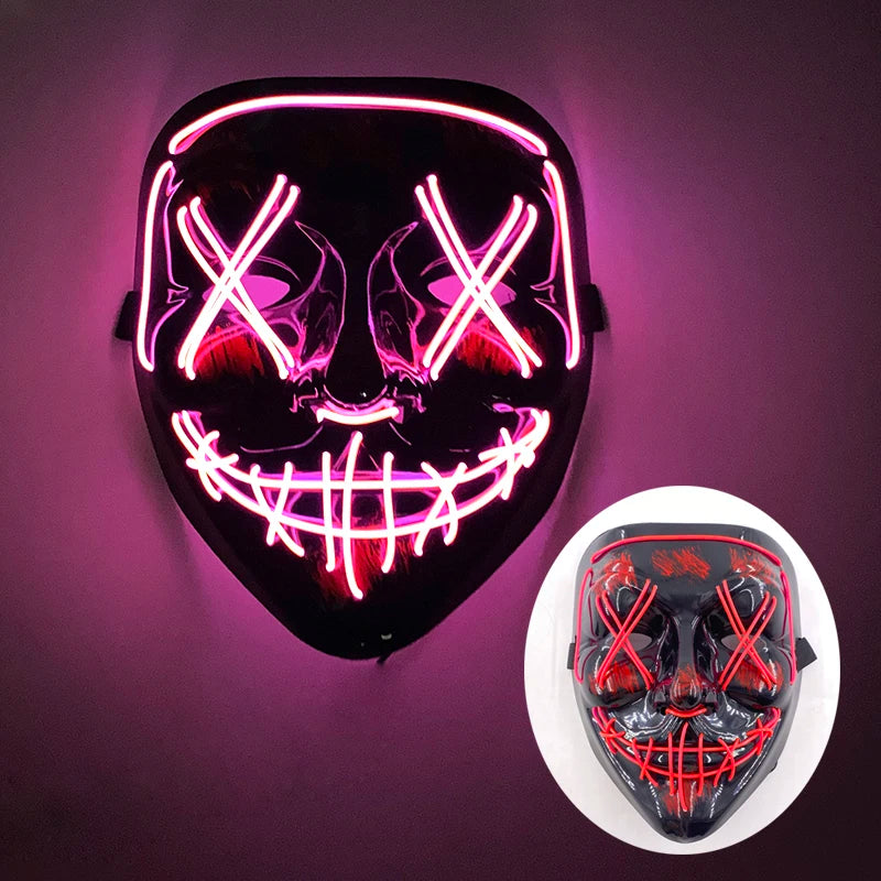Glow Skull Mask Horror Halloween