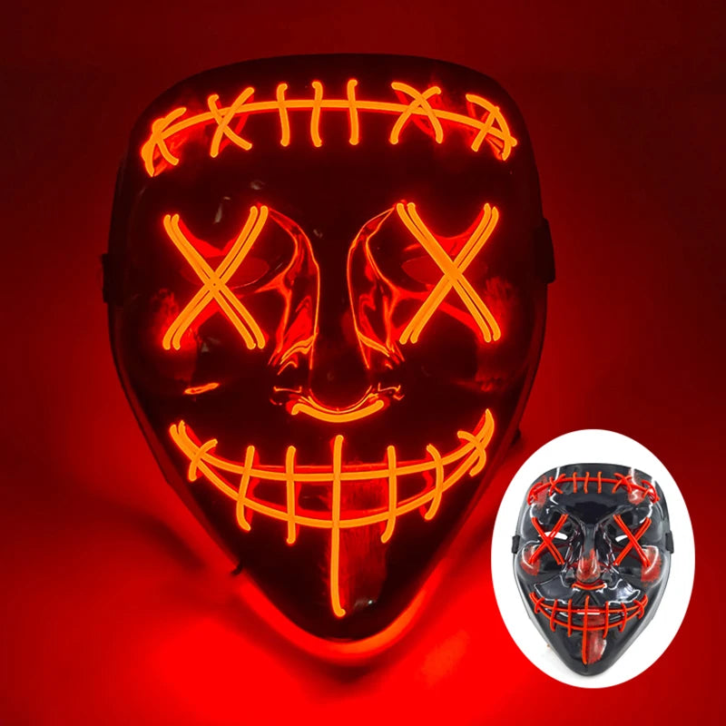 Glow Skull Horror Mask