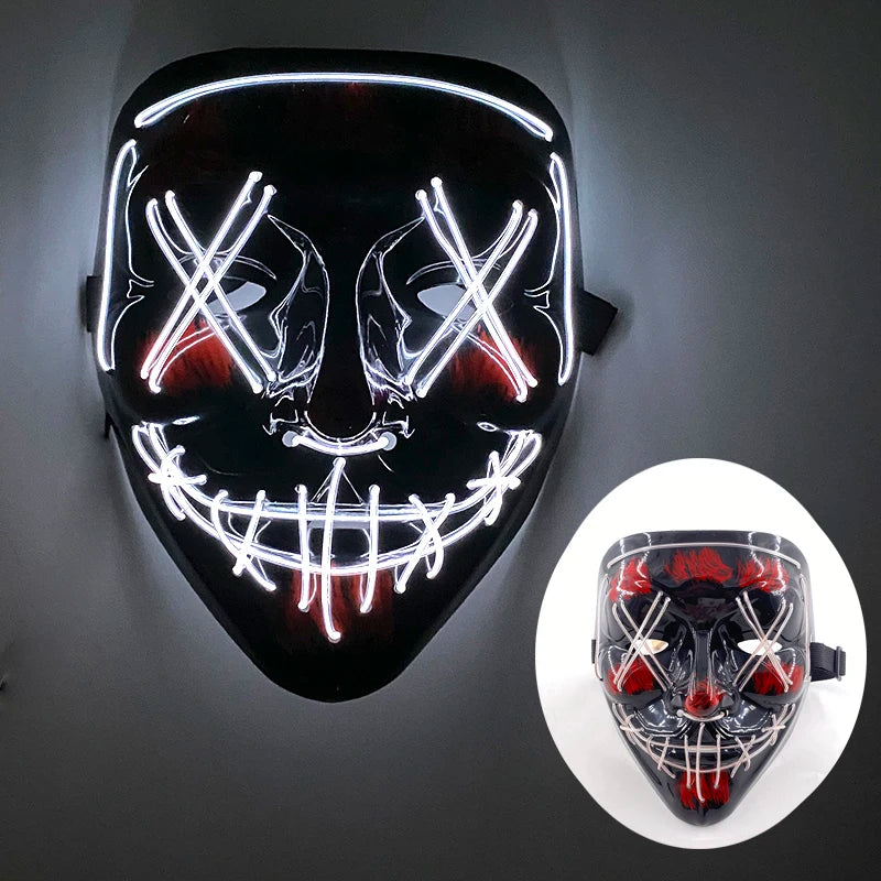 Glow Skull Horror mask