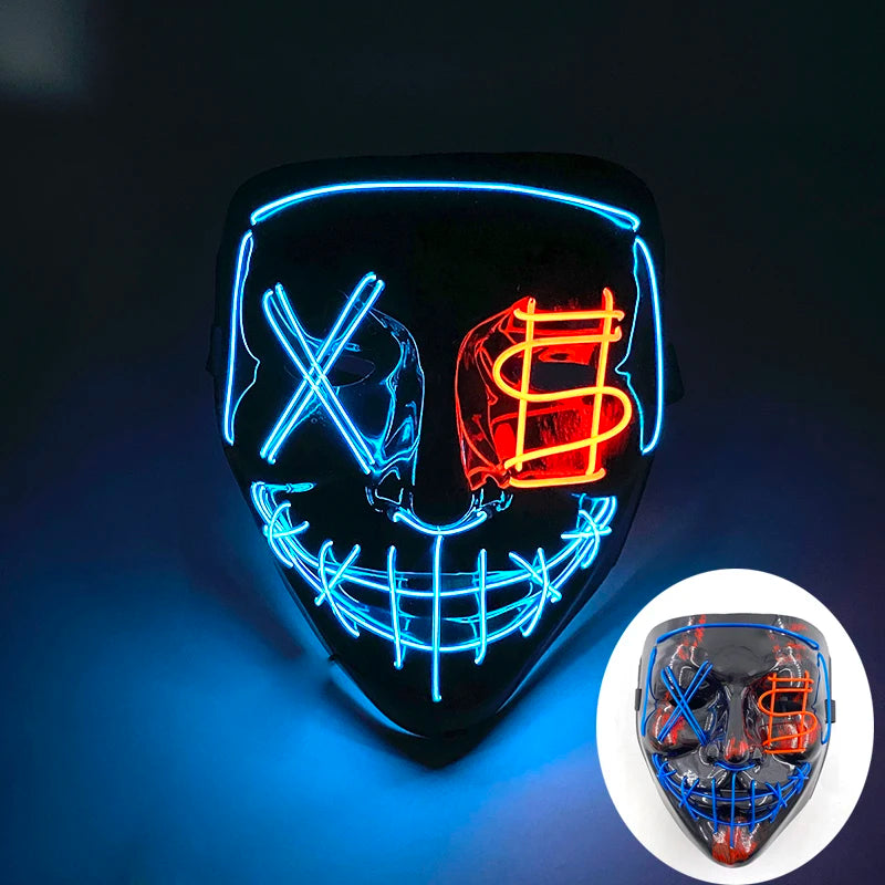 Glow Skull Mask Halloween Parties