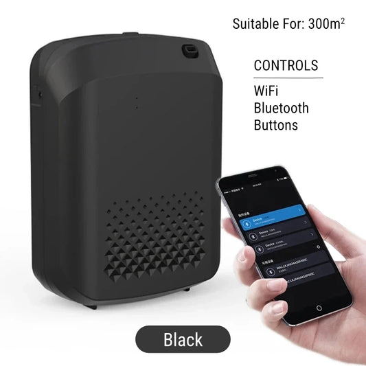 Smart Diffuser with LCD Display – Wall-Mountable, Silent Operation, and Wide Coverage