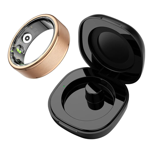 Gold Smart Ring Health Monitoring