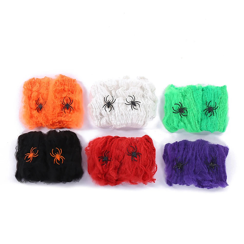 Spooky Spider Webs Horror Colours