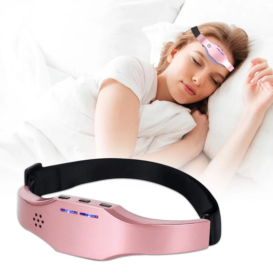 Wireless Sleep Aid Head Massager: Migraine Relief, Stress Therapy & Insomnia Solution